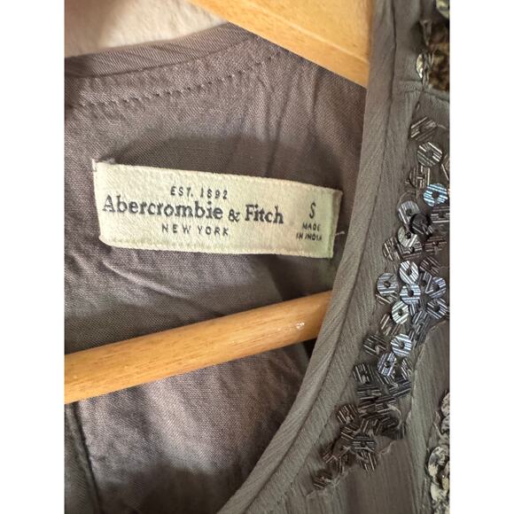 Abercrombie & Fitch charcoal grey sequin dress - Picture 2 of 6